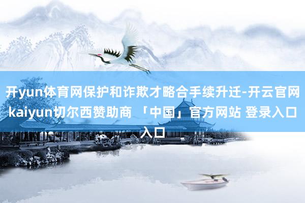 开yun体育网保护和诈欺才略合手续升迁-开云官网kaiyun切尔西赞助商 「中国」官方网站 登录入口